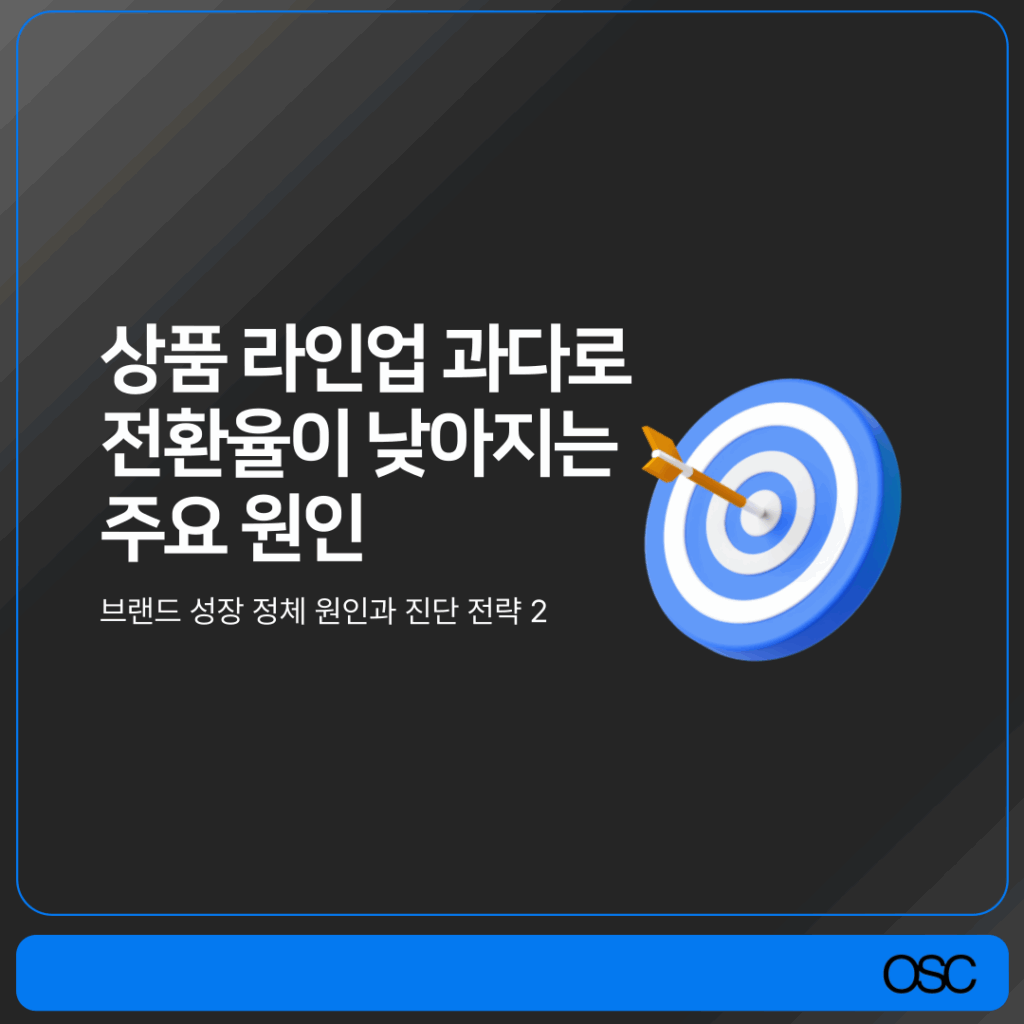 상품 라인업 최적화 전략적 정리: 상품 과다와 매출 관계, 데이터 기반 최적화, OSC 맞춤형 가이드