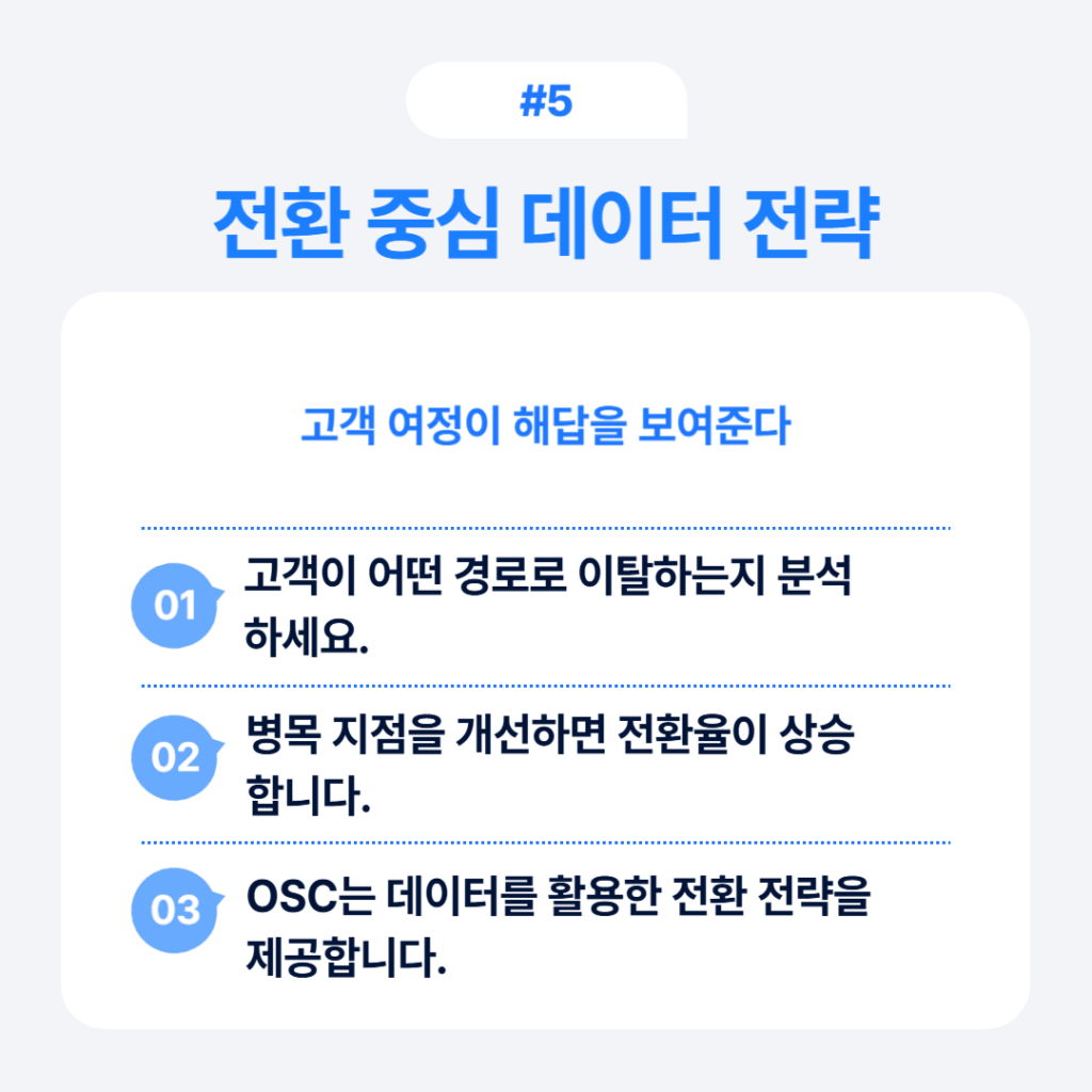전환율 향상을 위한 고객 여정 데이터 분석법