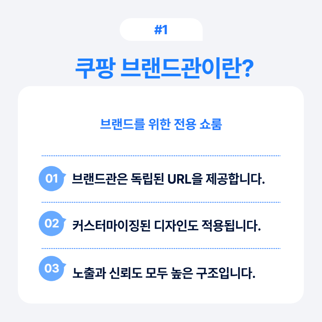 브랜드관을 통해 고객에게 독립된 URL을 제공하는 방법