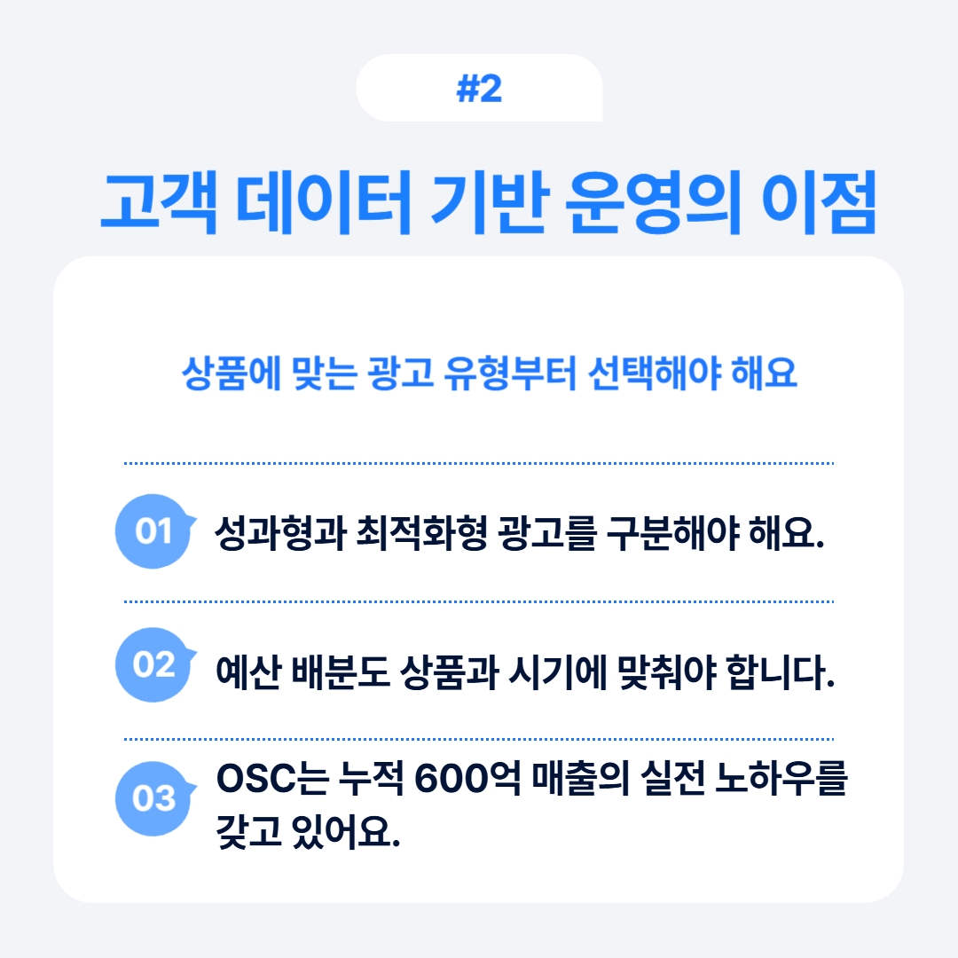 고객 데이터 기반으로 최적화된 광고 효과를 강조하는 이미지