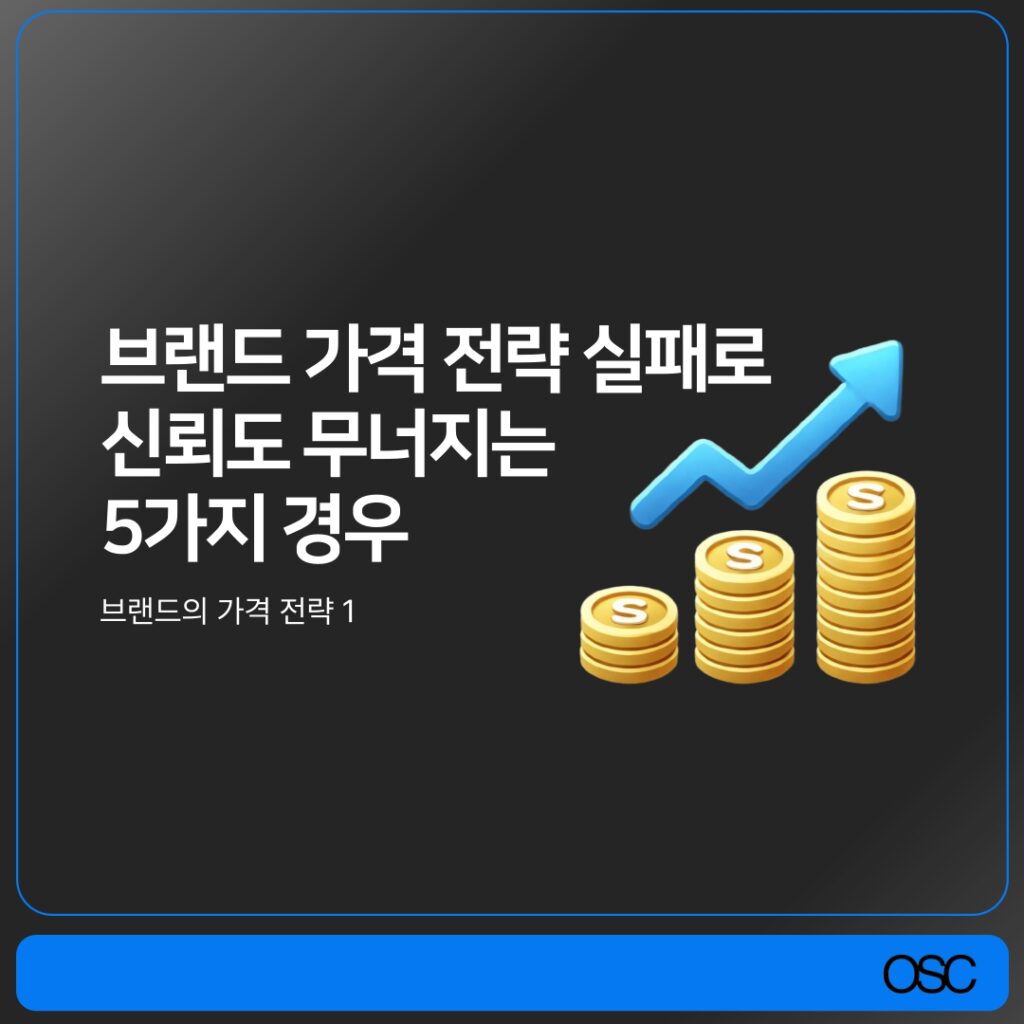 브랜드 가격 전략 실패 사례