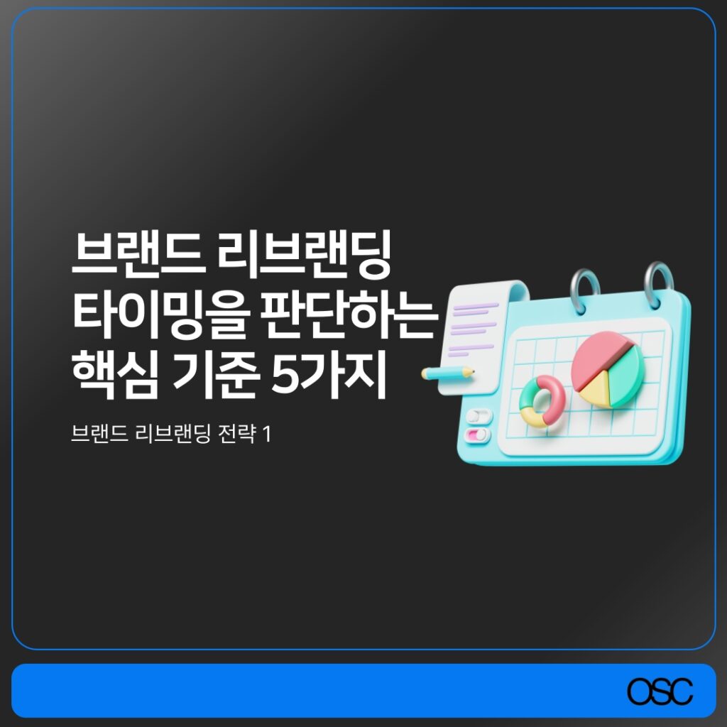 브랜드 리브랜딩의 핵심 기준