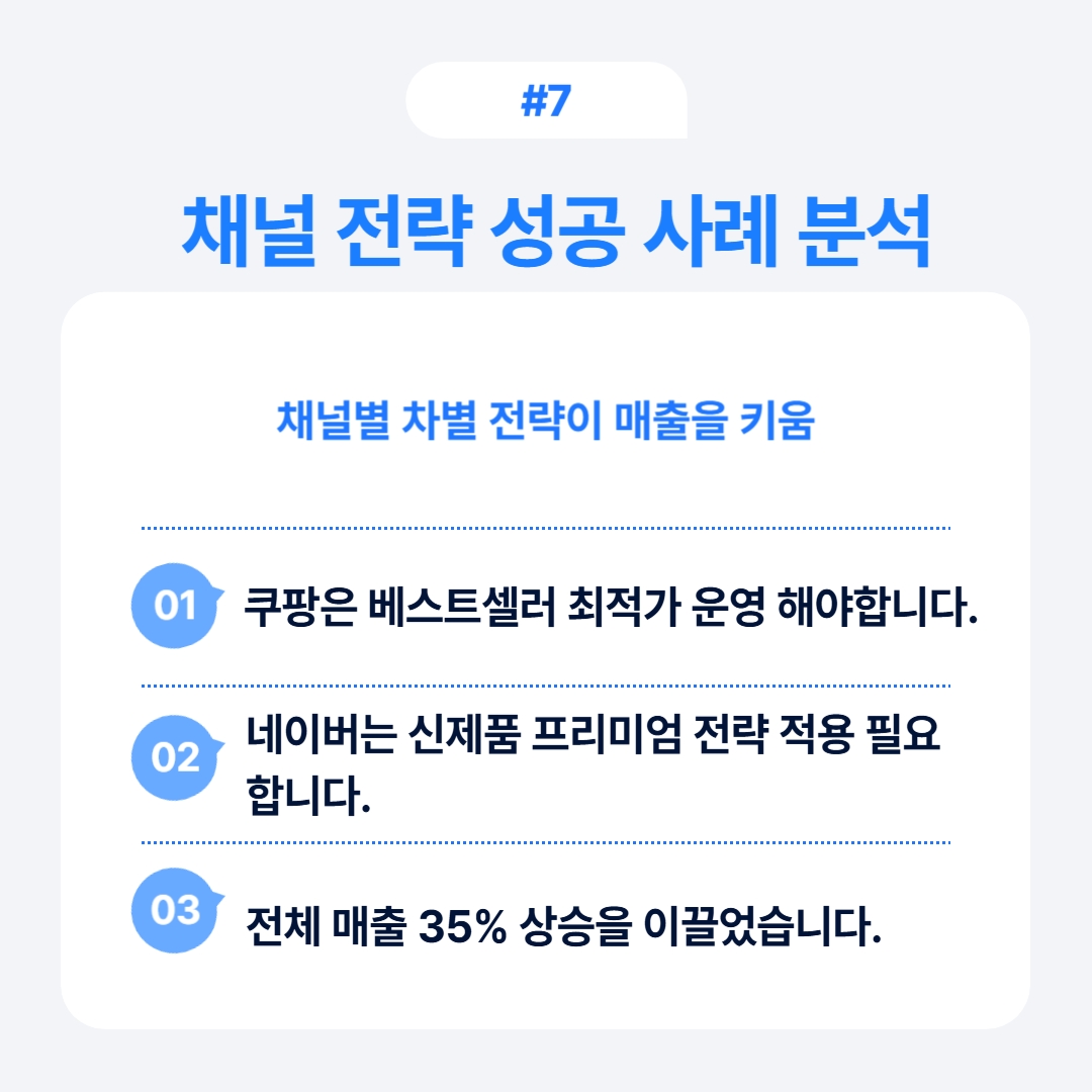 채널별 전략의 성공 사례 분석 및 매출 향상 방법