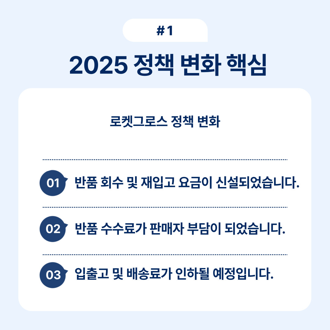 2025년 로켓그로스의 새로운 정책 변화에 대한 설명