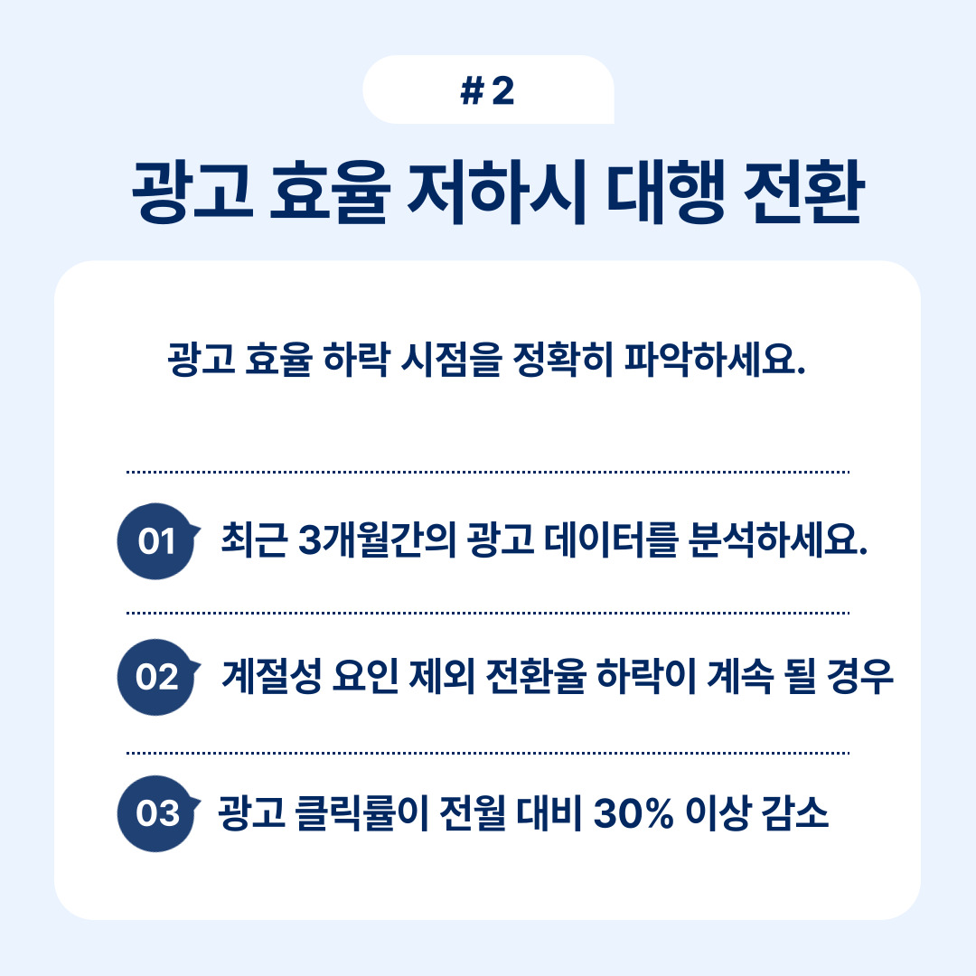 광고 효율이 저하되는 원인과 해결 방안을 분석합니다.
