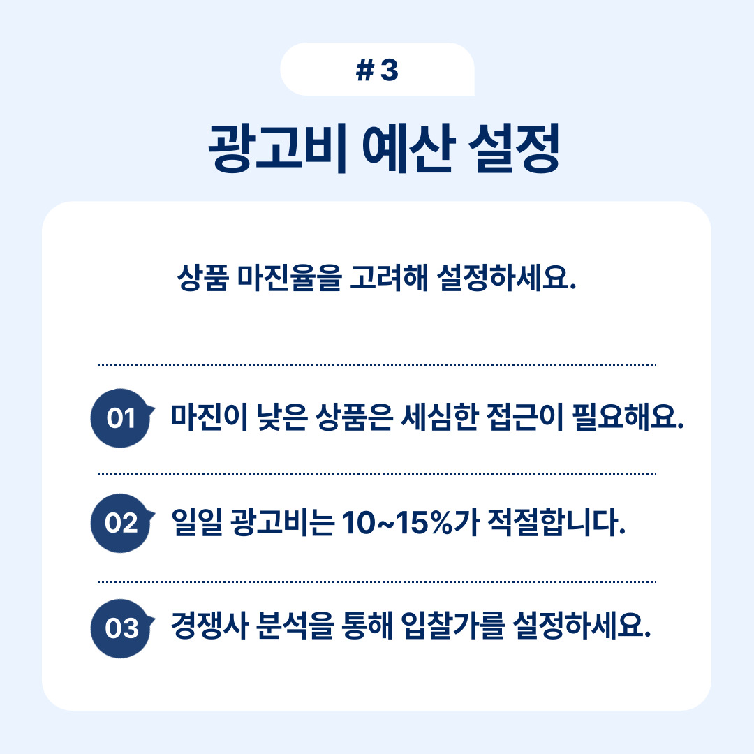 2025년 광고비 예산 설정 방법에 대한 포스터입니다.