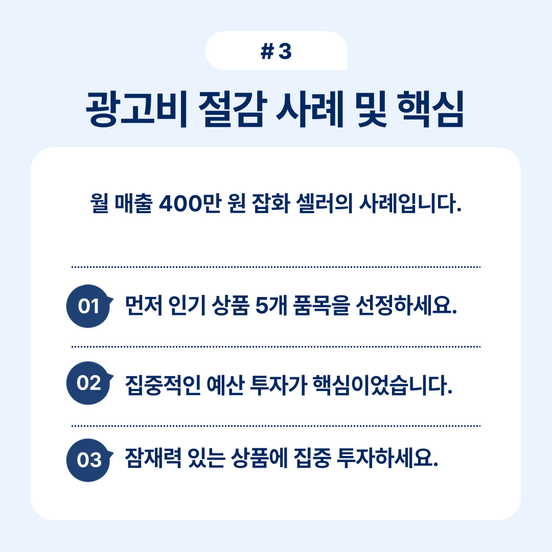 광고비 절감 사례를 통해 핵심 전략과 효과를 설명합니다.