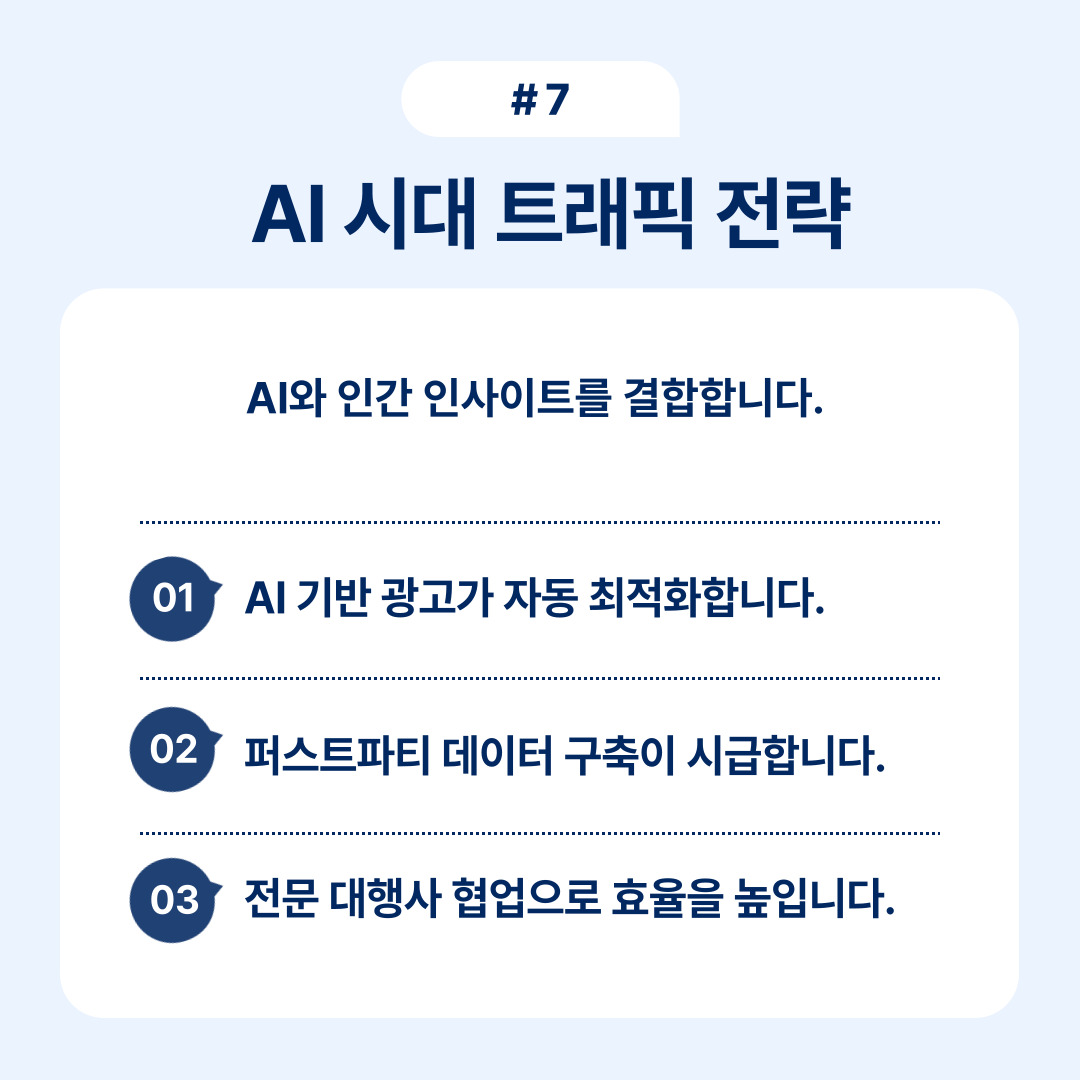 AI 시대 트래픽 전략의 중요성과 실행 방법에 대한 설명