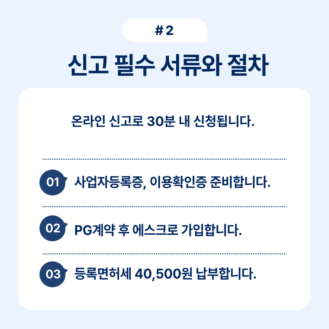 신고 필수 서류와 절차에 대한 정보 제공과 온라인 신청 방법 설명