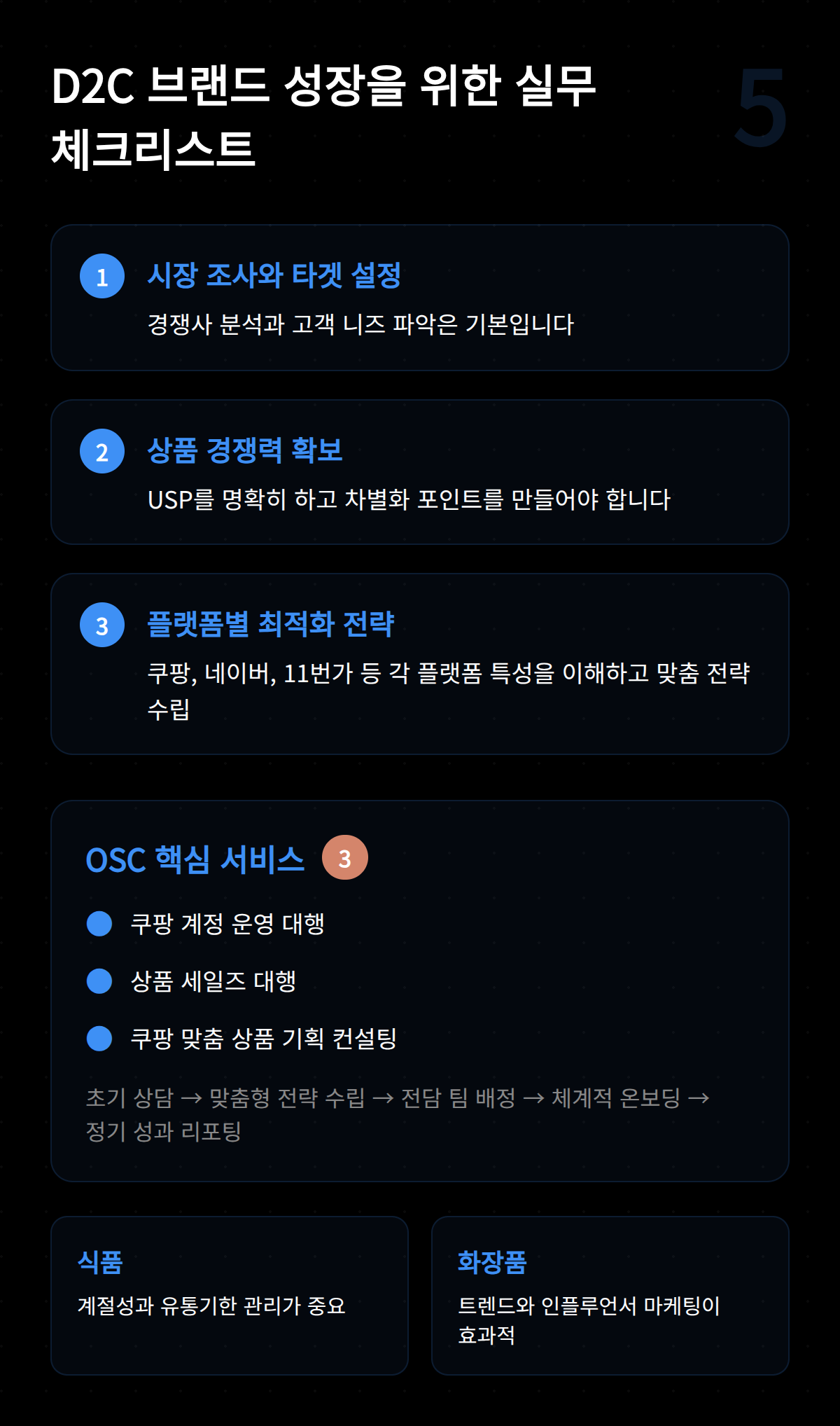D2C 브랜드 성장을 위한 실무 체크리스트 관련 내용