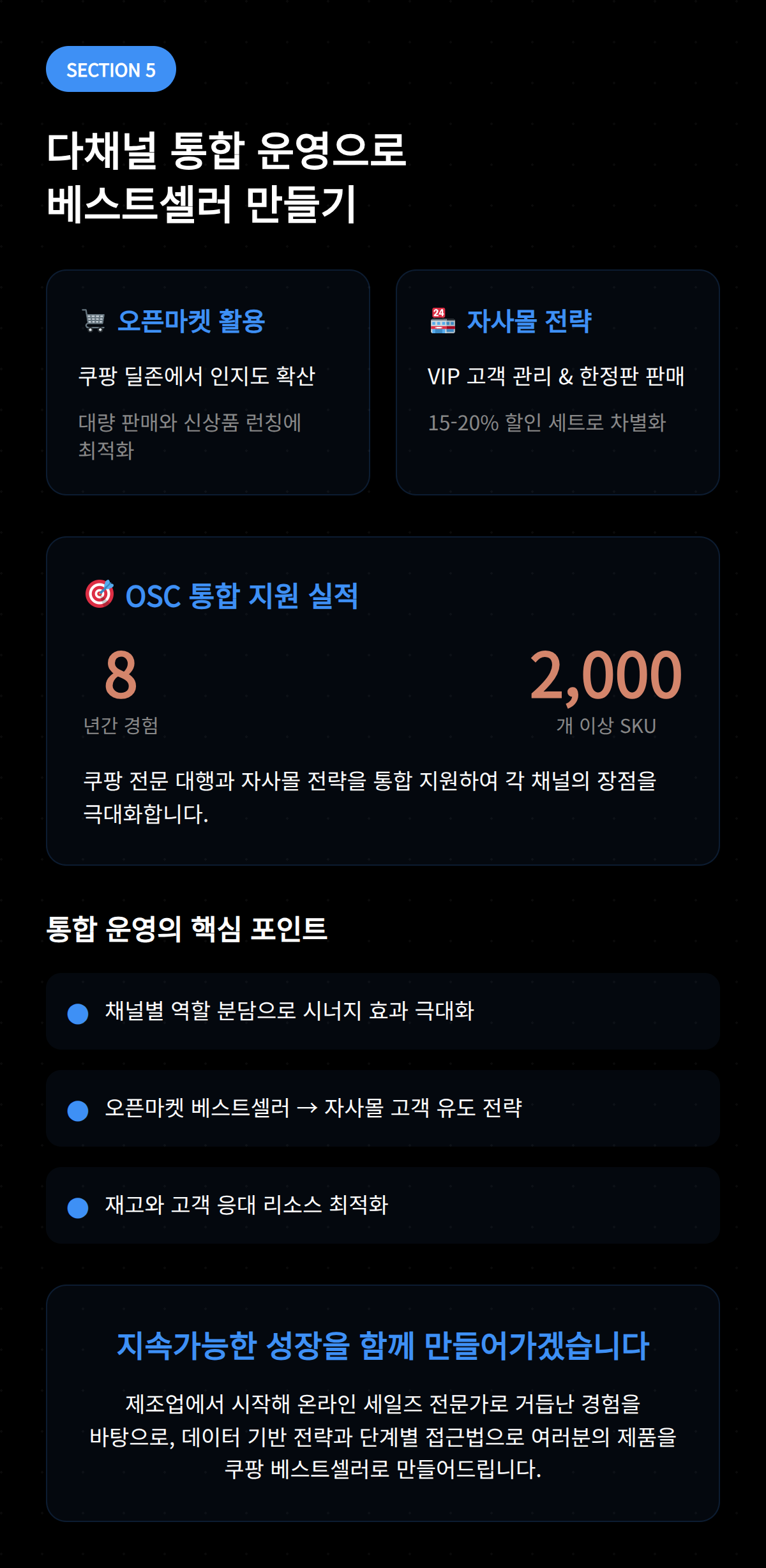 다채널 통합 운영으로 베스트셀러 만드는 방법 설명