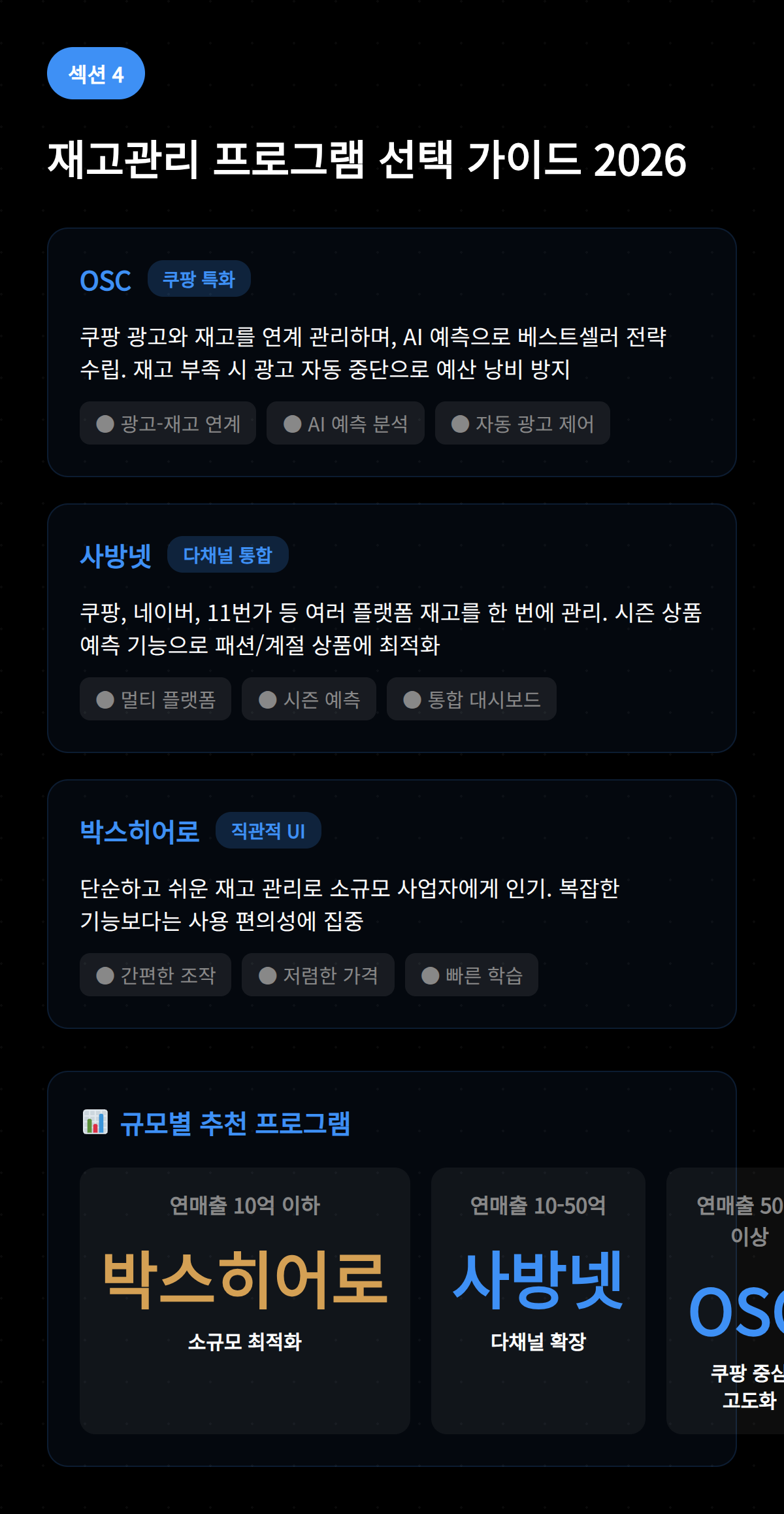 재고 관리 프로그램 선택 가이드 2026년 버전과 기능 설명