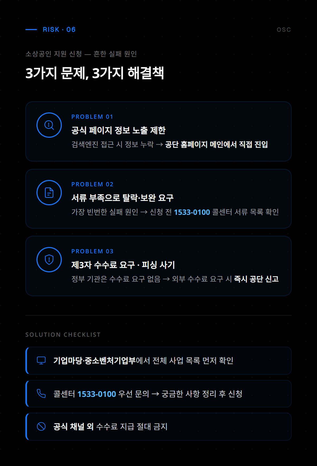 소상공인 대상 세금 감면 및 컨설팅 지원 정책 주요 내용