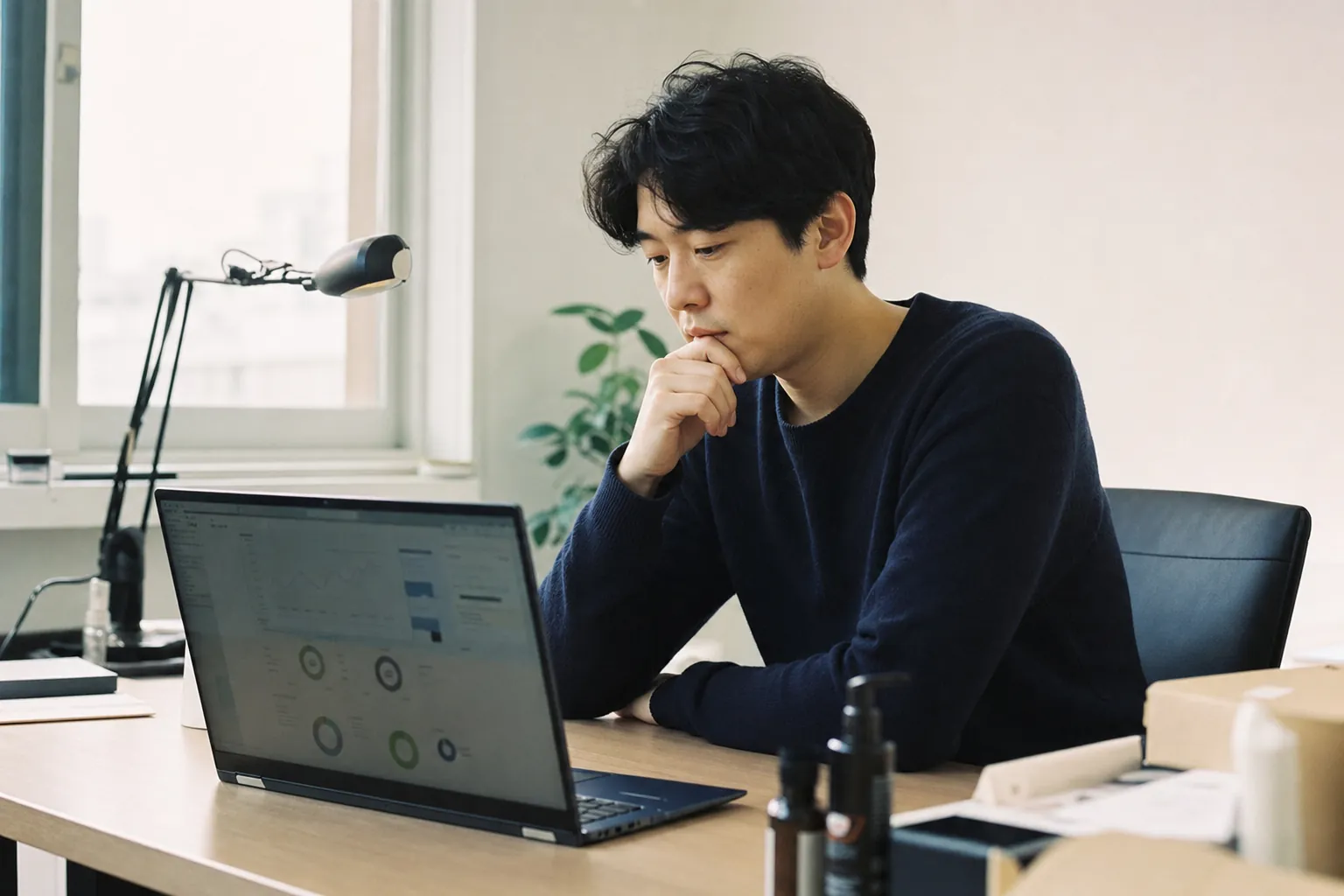 셀러가 쿠팡윙 대시보드에서 노출점수를 확인하는 모습