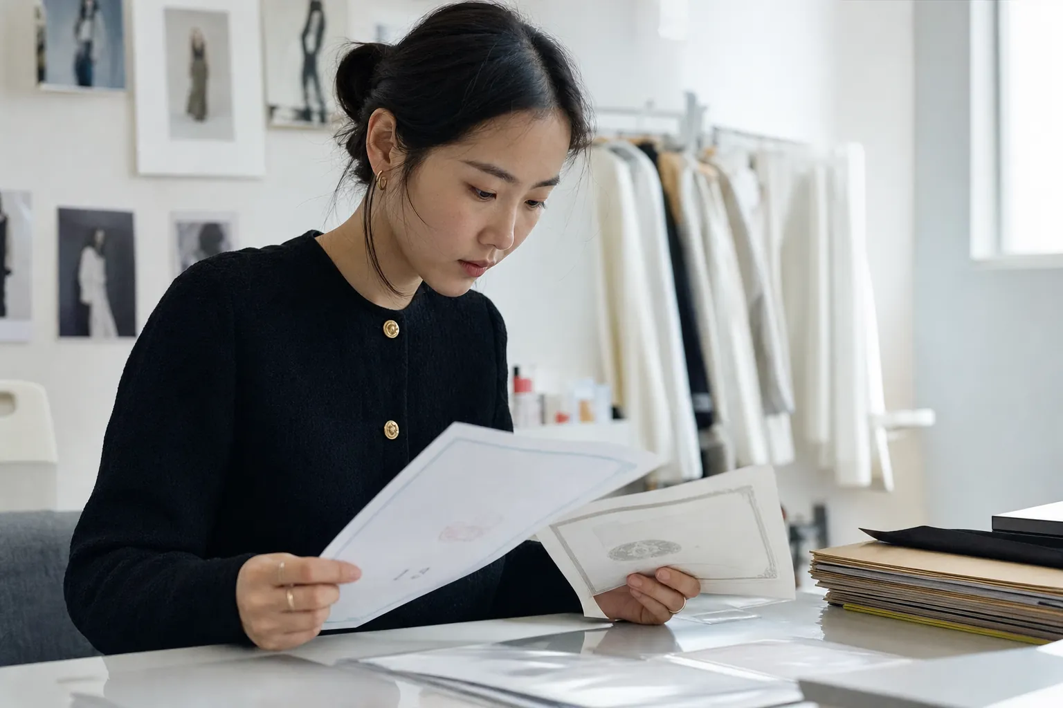 무신사 입점 조건, 심사 통과 다음부터가 진짜입니다 3 패션 브랜드 대표가 사업자등록증과 통신판매업신고증을 확인하는 모습