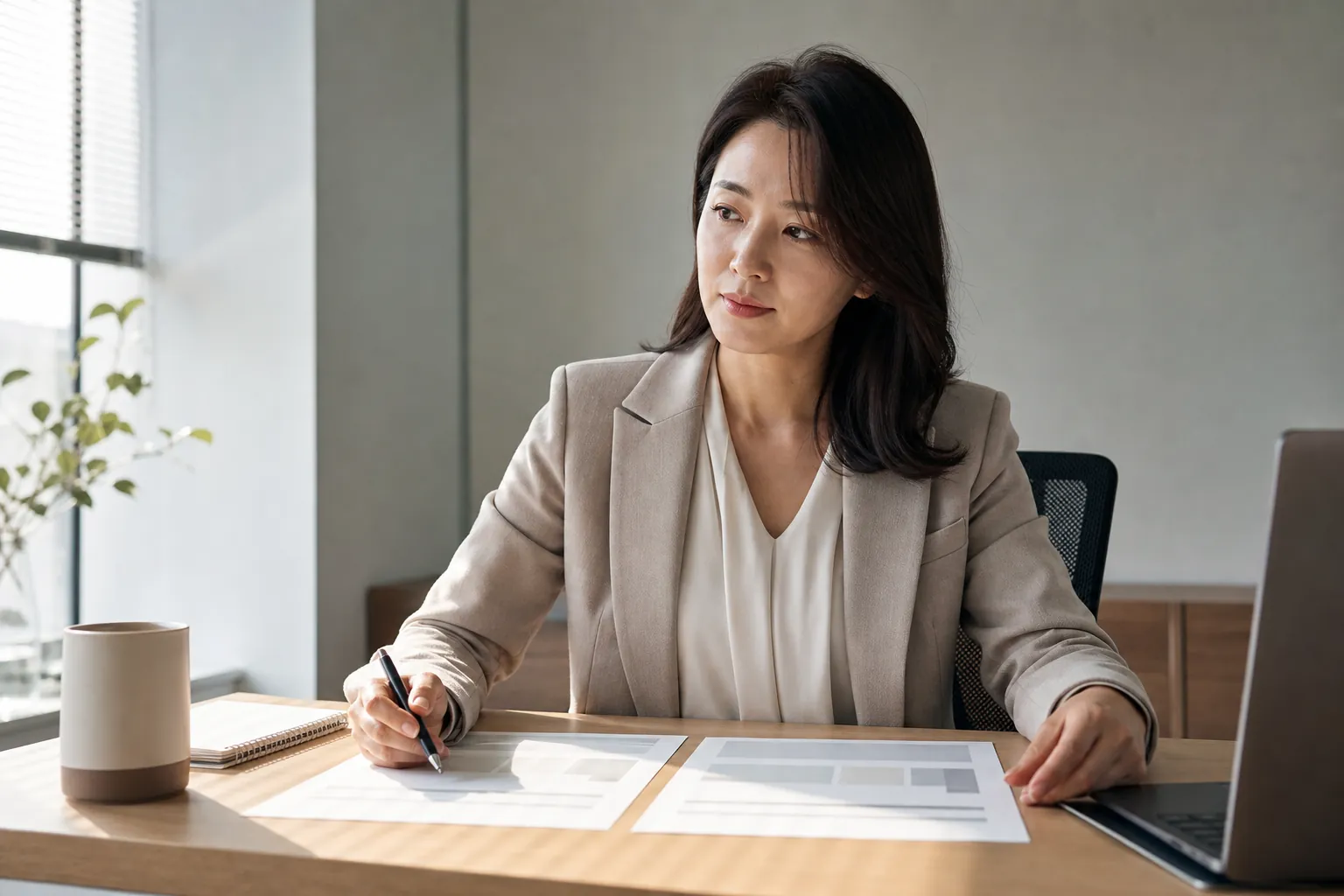 광고대행사 고르는 법: 수수료 구조·피해 체크리스트 총정리 3 두 개의 제안서를 나란히 놓고 비교하는 마케팅 담당자