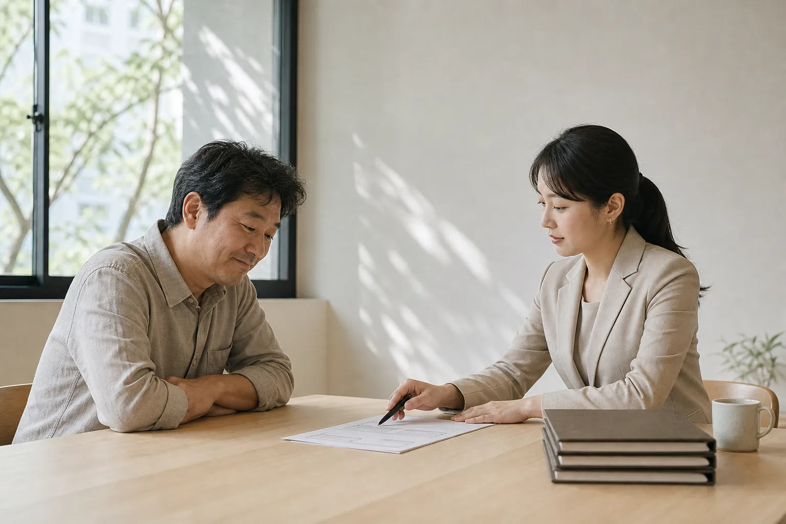광고대행사 고르는 법: 수수료 구조·피해 체크리스트 총정리 5 회의 테이블에서 대행 계약서와 수수료 구조를 함께 검토하는 광고주와 대행 컨설턴트