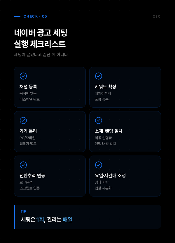 네이버 광고 세팅 방법 5단계 실전 정리 9 네이버 광고 세팅 infographic 05